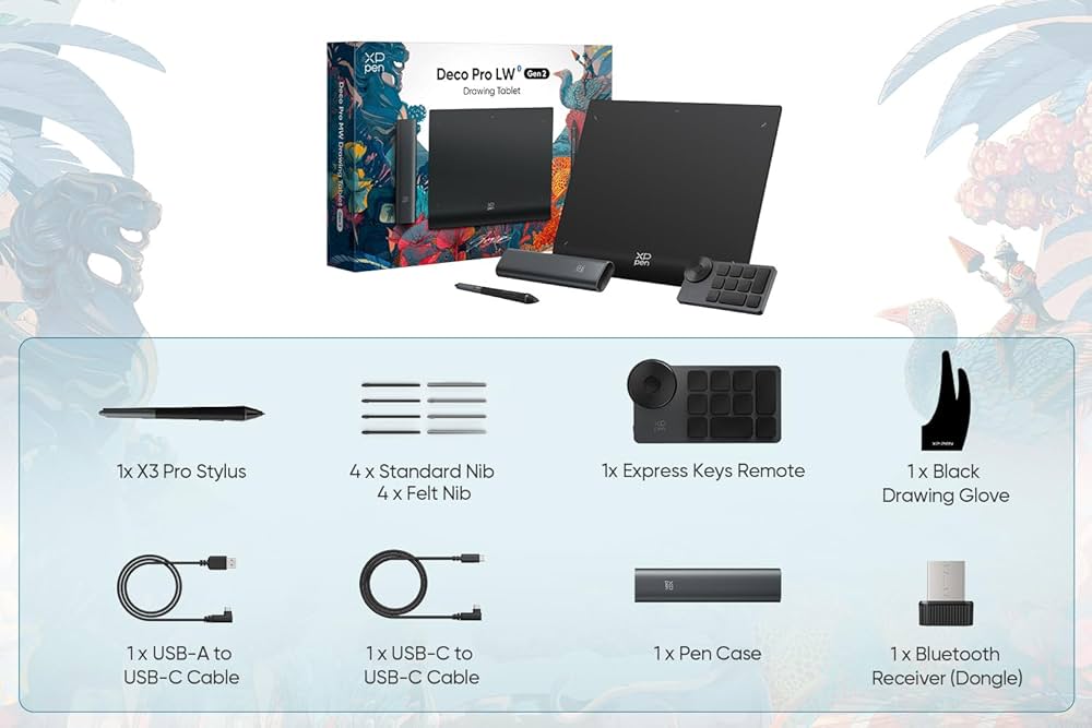 【美品】XP-Pen Deco Pro LW Gen 2 Deco Pro (Gen2) Drawing Pen Tablet | XPPen US Official Store